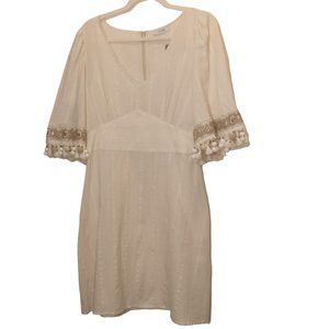 FLY GIRL DRESS IN CREAM COLOR SMALL SIZE